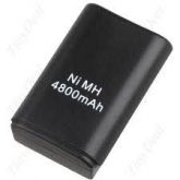 Bateria recarregável com cabo usb-xbox 360